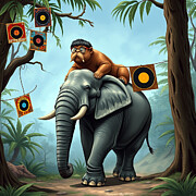 Lennon on Safari Digital Art by Steve MItchell Lennon on Safari Digital Art by Steve MItchell
