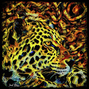Leopard Abstract Digital Art by David McKinney Leopard Abstract Digital Art by David McKinney
