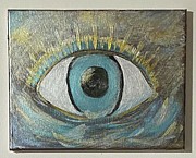 Let me peek Painting by Carolyn Andrews