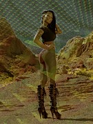 Let's Hittheroad Fuzzy Groovy Moonlight Digital Art by Stephane Poirier