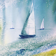 Let's Sail  Painting by Catherine Ludwig Donleycott