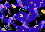 Let's Spin Digital Art by Alan Bodner