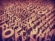 Letters From Space Digital Art by Phil Perkins