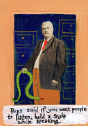 Life Tip Hold a Snake While Speaking Painting by Jo Potocki