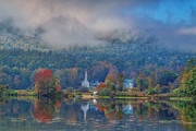 Lifting Fog on Crystal Lake Photograph by Penny Polakoff Lifting Fog on Crystal Lake Photograph by Penny Polakoff
