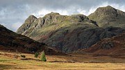 Light And Shade, The Langdales, Lake District, England, UK Photograph by Sarah Howard