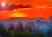 Light Dispels Darkness Colorful Abstract  Mixed Media by Shelli Fitzpatrick