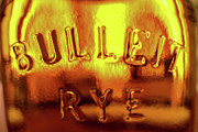 Light through the Bulleit Rye Bottle Photograph by Bentley Davis Light through the Bulleit Rye Bottle Photograph by Bentley Davis