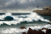 Lighthouse before the Storm Digital Art by Sterling and Thorn Lighthouse before the Storm Digital Art by Sterling and Thorn
