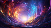 Liminal Light - NDE Painting by Lourry Legarde