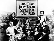 Lips That Touch Liquor Shall Not Touch Ours Prohibition Painting by Tony Rubino