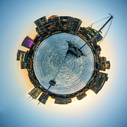 Little Planet Boston Harbor Photograph by Lindsay Thomson