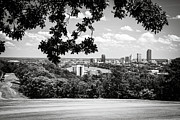 Little Rock's Majestic Skyline Embraced By Nature - Black And White Photograph by Gregory Ballos Little Rock's Majestic Skyline Embraced By Nature - Black And White Photograph by Gregory Ballos