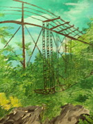 Livermore Bridge N.H. Painting #112 Painting by Donald Northup Livermore Bridge N.H. Painting #112 Painting by Donald Northup