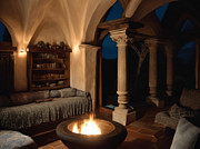 Living Room Fire Pit Digital Art by Eris And AI Living Room Fire Pit Digital Art by Eris And AI