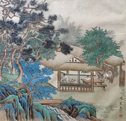 Living temporarily in the wind and cloud Painting by Yimeng Zhao Living temporarily in the wind and cloud Painting by Yimeng Zhao
