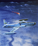 Lockheed F-94B Starfire Painting by Steve Ferguson Lockheed F-94B Starfire Painting by Steve Ferguson