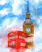 London Dreams Mixed Media by Mark Tisdale