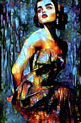 Looking Back Vibrant Mosaic-Style Portrait with Bold Colors Digital Art by Annalisa Rivera-Franz Looking Back Vibrant Mosaic-Style Portrait with Bold Colors Digital Art by Annalisa Rivera-Franz