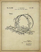 Loop Racing Track Patent Digital Art by Dale Kincaid