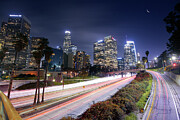 Los Angeles Downtown and Harbor Freeway Photograph by Natalie Garner Los Angeles Downtown and Harbor Freeway Photograph by Natalie Garner