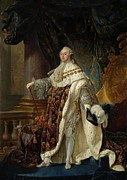 'Louis XVI of France', 1778-1779, French School, Oil on canvas. Painting by Antoine Francois Callet -1741-1823-