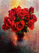 Love In A Vase Digital Art by Lois Bryan