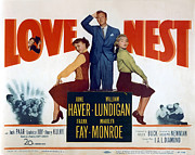 Love Nest - 1951 Comedy Romance Digital Art by Retro Movie Poster - UPSCALED Love Nest - 1951 Comedy Romance Digital Art by Retro Movie Poster - UPSCALED