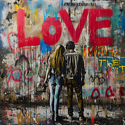 Love On the Street Digital Art by David Miller