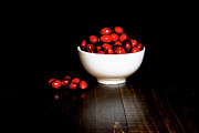 Low Key Cranberries in White Porcelain Bowl on Brown Wood Base Photograph by Charles Floyd Low Key Cranberries in White Porcelain Bowl on Brown Wood Base Photograph by Charles Floyd