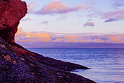 Low Tide at Dusk, St Martins, New Brunswick Photograph by Laura Tucker