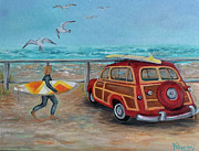 Low Tides Good Vibes II Painting by Barbara Landry