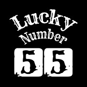Lucky Number 55 Digital Art by Flo Karp