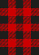 Lumberjack pattern Digital Art by Johanna Virtanen