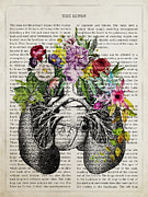 Lungs Flower Anatomy Print, Medical Poster, Respiratory Therapy Gift, Respiratory Therapist Digital Art by Aged Pixel