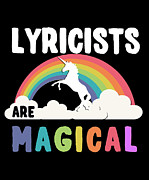 Lyricists Are Magical Digital Art by Flippin Sweet Gear