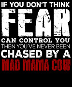 Mad Mama Cow Digital Art by Jacob Zelazny