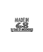 Made In 68 Digital Art by Jacob Zelazny