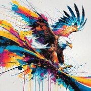 Magestic Eagle Digital Art by Stephanie Fischer Magestic Eagle Digital Art by Stephanie Fischer