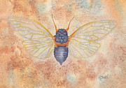 Magicicada Painting by Marie Stone-van Vuuren