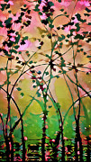 Magnolia Art Nouveau Digital Art by Susan Maxwell Schmidt