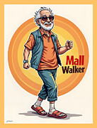 Mall Walker Digital Art by Greg Joens Mall Walker Digital Art by Greg Joens