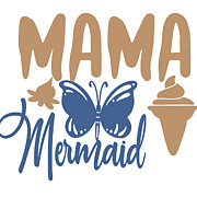 Mama Mermaid Digital Art by Jacob Zelazny