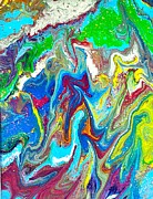 Man Caught In The Middle Painting by Megan Hale Man Caught In The Middle Painting by Megan Hale
