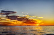 Marbella Sunset and darkening cloud Photograph by Murray Croft