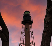 Marblehead Lighthouse in Chandler Hovey Park Photograph by Jeff Folger