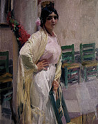 Maria, the Pretty One - 1914 - CAT 1039. Painting by Joaquin Sorolla -1863-1923-