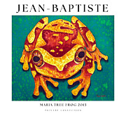 Maria Tree Frog Poster Painting by Daniel Jean-Baptiste