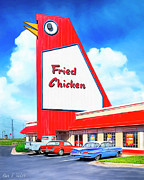 Marietta - The Big Chicken Mixed Media by Mark Tisdale
