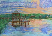 Marsh View at Pawleys Island Painting by Kendall Kessler